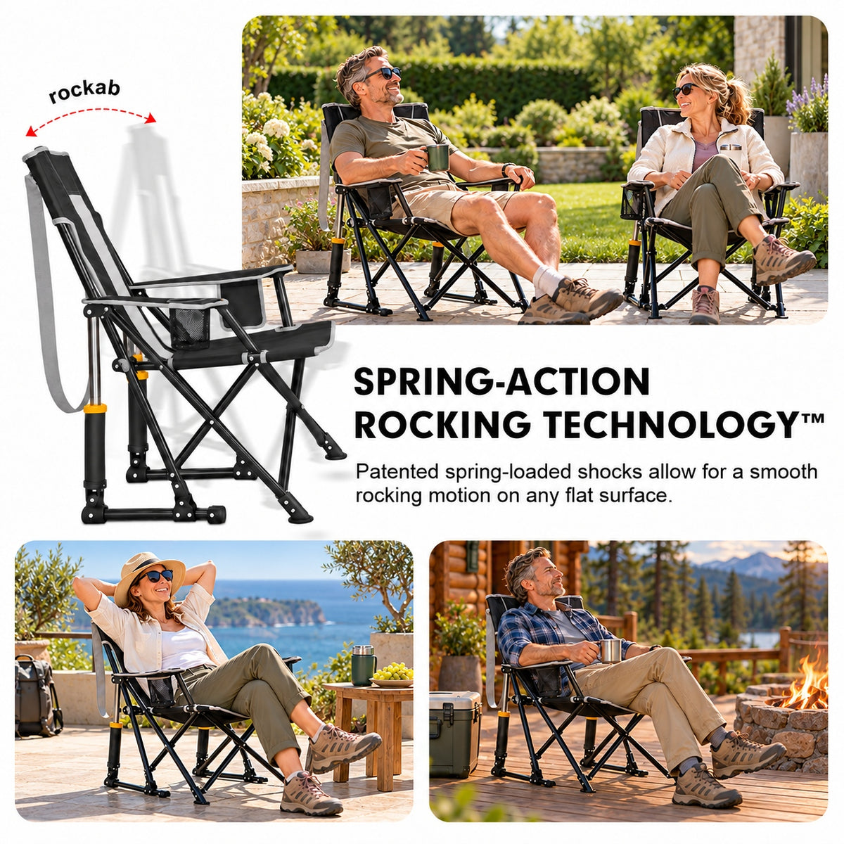The Rock-Anywhere Auto-Shock Rocker – 2 Chair Set