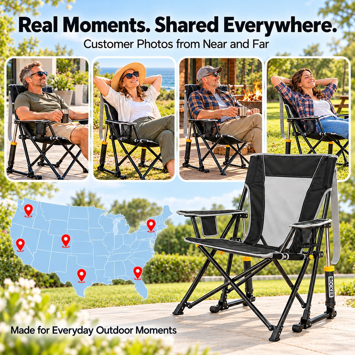 The Rock-Anywhere Auto-Shock Rocker – 2 Chair Set