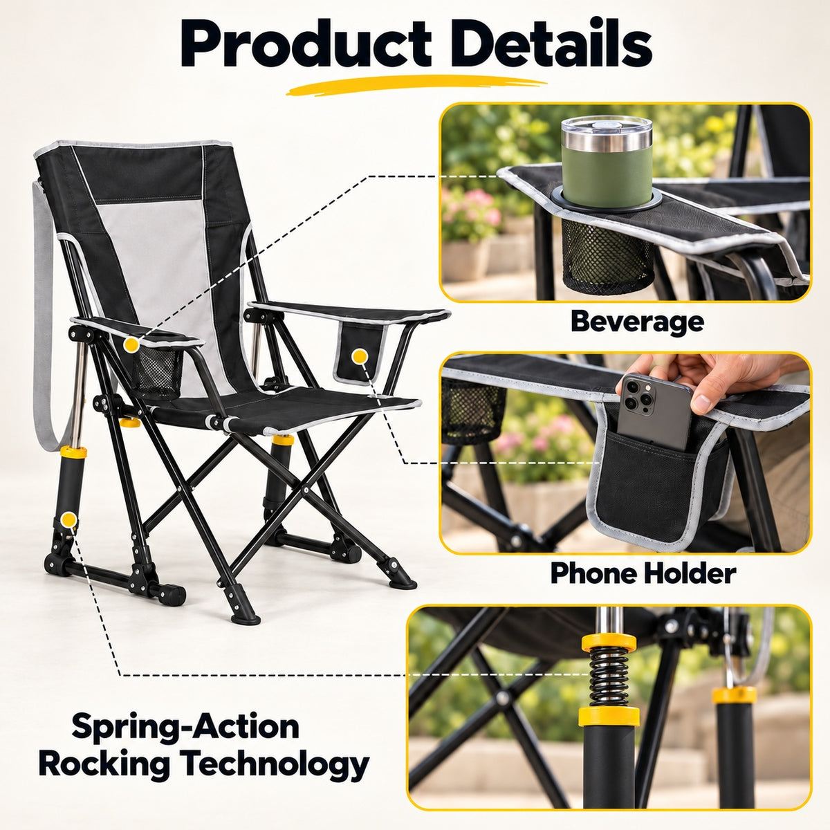 The Rock-Anywhere Auto-Shock Rocker – 2 Chair Set