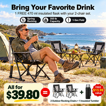 The Rock-Anywhere Auto-Shock Rocker – 2 Chair Set